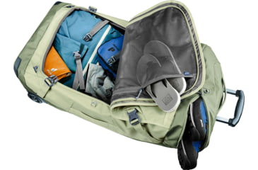 Image of Deuter Pro Movo Duffel Bag, 90 Liters, Mineral/Grove, 350122512130