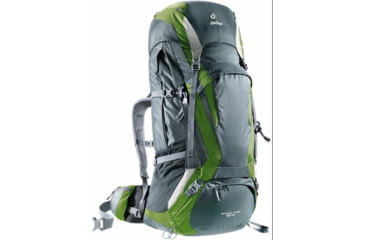 Image of Deuter Futura Vario 60+10 Backpack-Granite/Pine/Silver