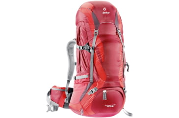Image of Deuter Futura Vario Pro 45 + 10 SL Pack - Womens-Cranberry/Fire
