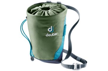 Image of Deuter Gravity Chalk Bag II L Chalk Bag - Unisex, Khaki-Navy, Large, 339131923250