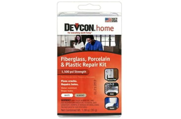 Image of Devcon Fiberglass, Porcelain And Plastic Repair Kit /Almond, White, 002-90216