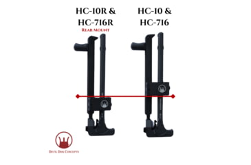 Image of Devil Dog Concepts AR-10/AR308 Side Charging Handle w/Aluminum Traditional Pull Handle, Black, AR-10/AR308 ,.308, 10DDCHC013