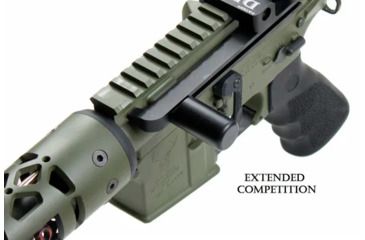 Image of Devil Dog Concepts Extended Competition Pull Handle, Impact Resistant Polycarbonate, Black, DD-303.6