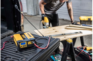 Image of DeWALT 1,000 Watt Professional Power Inverter, Yellow/Black, DXAEPI1000