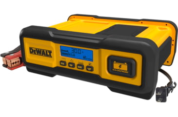 Image of DeWALT 30 AmpProfessional Battery Charger, 3 Amp Battery Maintainer With 100 Amp Engine Start, Yellow/Black, DXAEC100