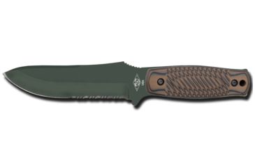 Image of Dexter Outdoors Green River 5in Straight Edge Drop Point Carry Knife, Brown Handle, 40903HB-1