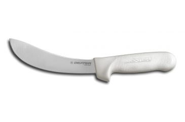 Image of Dexter Outdoors Sani-Safe 6in Dexsteel Blade Skinning Knife, White Handle, SB12-6