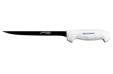 Image of Dexter Outdoors SofGrip 8in Coated Blade Flexible Fillet Knife, White Handle, Saltwater Resistant, SGC133-8PCP