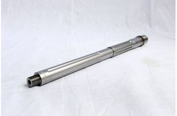 Image of DEZ Arms AR-10 7.62x51/.308 Match-Grade Barrel, 16 inch, Bull Contour w/Twist Fluting, Carbine Length, Bead-Blast, Stainless Steel, 425090SSHBFT-7.62x51N