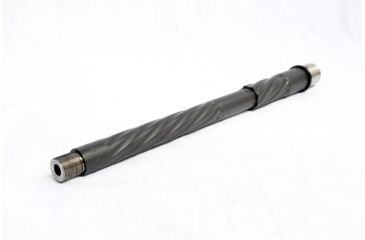 Image of DEZ Arms AR-15 .300 Blackout Match-Grade Barrel, 12.5 inch, HBAR Contour w/Twist Fluting, Pistol Length, Phosphate, Black, 425090-300-12.5AACFT