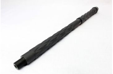 Image of DEZ Arms AR-15 5.56 Match-Grade Barrel, 16 inch, HBAR Contour w/Diamond Fluting, Carbine Length, Nitride, Black 425090FDN