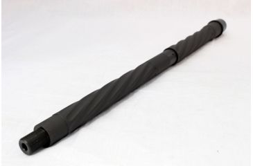 Image of DEZ Arms AR-15 5.56 Match-Grade Barrel, 16 inch, HBAR Contour w/Twist Fluting, Carbine Length, Nitride, Black 425090FTN