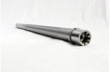 Image of DEZ Arms AR-15 5.56 Match-Grade Barrel, 20 inch, Bull Contour w/Straight Fluting, Target Crown, Rifle Length, Bead-Blast, Stainless Steel, 425091SSF