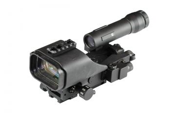 Image of DI Optical DCL110AD-3X Red Dot Sight for M2HB/M240/K6/M60D/MG3 w/3X Magnifier,3 MOA Dot and 35 MOA Circle,Matte Black DCL110AD-3X