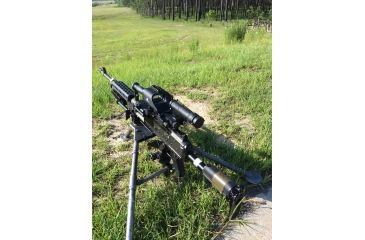 Image of DI Optical DCL110AD-3X Red Dot Sight for M2HB/M240/K6/M60D/MG3 w/3X Magnifier,3 MOA Dot and 35 MOA Circle,Matte Black DCL110AD-3X