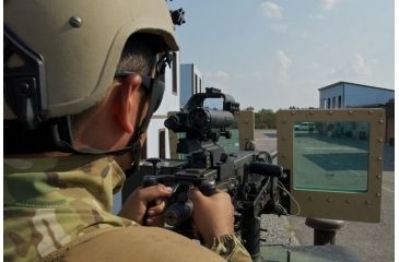 Image of DI Optical DCL110AD-3X Red Dot Sight for M2HB/M240/K6/M60D/MG3 w/3X Magnifier,3 MOA Dot and 35 MOA Circle,Matte Black DCL110AD-3X