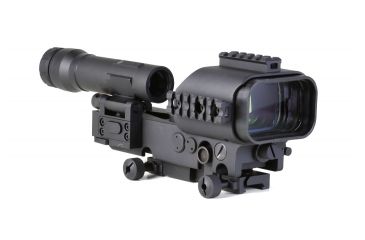 Image of DI Optical DCL110AD-3X Red Dot Sight for M2HB/M240/K6/M60D/MG3 w/3X Magnifier,3 MOA Dot and 35 MOA Circle,Matte Black DCL110AD-3X