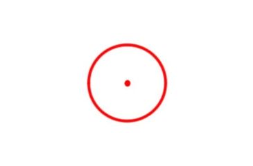 Image of DI Optical Eagle Prismatic Circled Red Dot Sight, Matte Black, EG1C