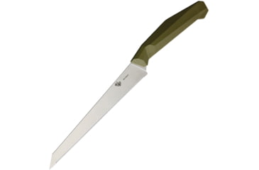 Image of Diafire Emerald Bread Knife, 7.88 satin finish serrated 8Cr13MoV stainless bla, Green plastic handle, DF9106PZ001