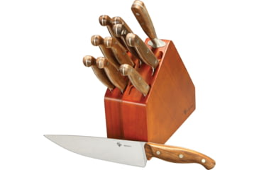 Image of Diafire Gourmet Classic Set 12 Knife, Walnut handle, DF9103PZ003
