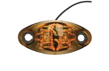 Image of Diamond Group By Valterra LED Exterior Marker Light 1 Wire, Amber/Amber, DG52505VP