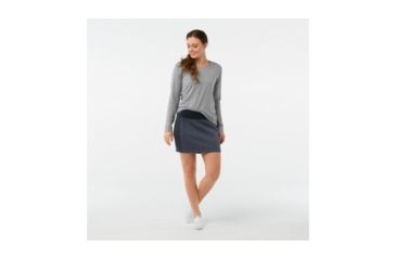 Image of Smartwool Diamond Peak Quilted Skirt-Women's, Deep Navy Heather, Large, SW000336108-L