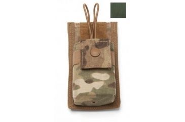 Image of Diamondback Tactical Universal Radio Pouch, Ranger Green, A-BLPM30-RANGERGREEN