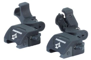 Image of Diamondhead D-45 Integrated Sighting System Top Mounted Deployable Front and Rear Sight, Matte Black, 1799