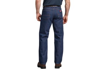 Image of Dickies Mens Industrial Jeans, Rinsed Indigo Blue - C993RNB 40 34
