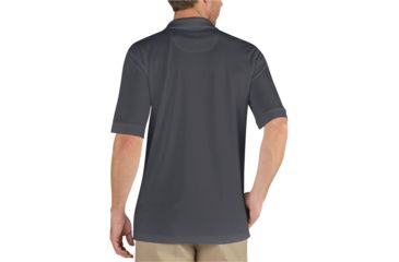 Image of Dickies Mens Industrial Short Sleeve Polo, Charcoal - LS404CH M