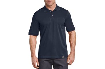Image of Dickies Mens Industrial Short Sleeve Polo, Dark Navy - LS404DN S