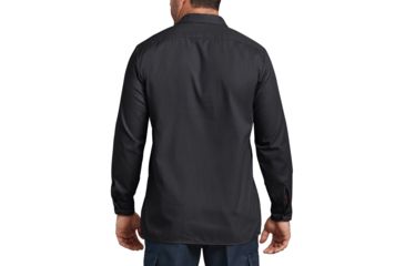 Image of Dickies Mens Long Sleeve Industrial Work Shirt, Black - LL535BK 5X