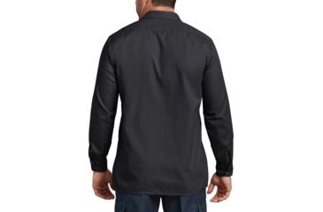 Image of Dickies Mens Long Sleeve Industrial Work Shirt, Black - LL535BK 2X