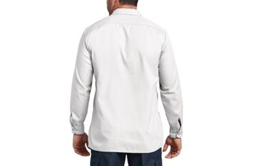 Image of Dickies Mens Long Sleeve Industrial Work Shirt, White - LL535WH 2X