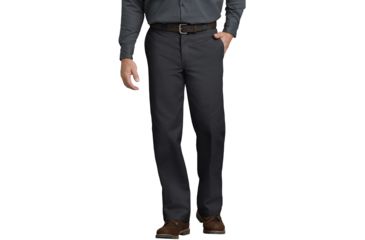 Image of Dickies Mens Plain-front Work Pant, Black - 874BK 28 30
