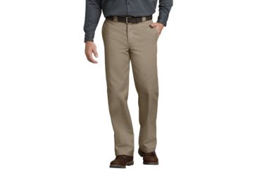 Image of Dickies Mens Plain-front Work Pant, Desert Sand - 874DS 32 34