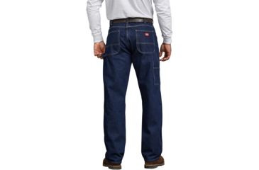 Image of Dickies Mens Relaxed Fit Carpenter Denim Jean, Rinsed Indigo Blue - 1993RNB 30 30