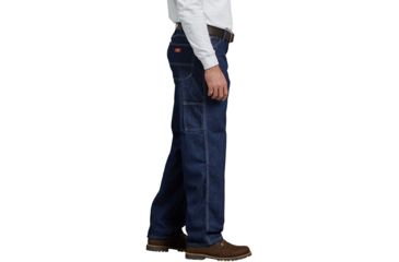 Image of Dickies Mens Relaxed Fit Carpenter Denim Jean, Rinsed Indigo Blue - 1993RNB 30 30