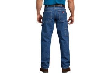 Image of Dickies Mens Relaxed Fit Carpenter Denim Jean, Stonewashed Indigo Blue - 1993SNB 30 30