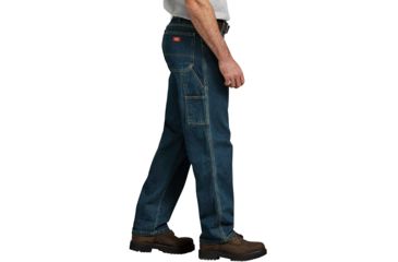Image of Dickies Mens Relaxed Fit Carpenter Denim Jean, Tinted Heritage Khaki - 1993THK 30 30