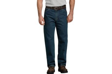Image of Dickies Mens Relaxed Fit Carpenter Denim Jean, Tinted Heritage Khaki - 1993THK 30 30