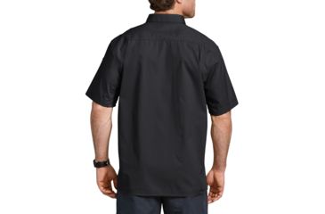 Image of Dickies Tactical Short Sleeve Vented Ripstop Shirt, Black - LS953BK L
