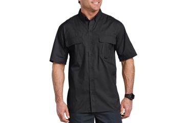 Image of Dickies Tactical Short Sleeve Vented Ripstop Shirt, Black - LS953BK L