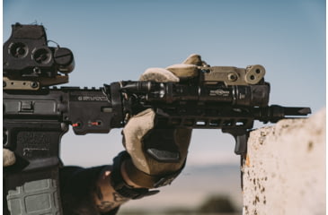 Image of Die Free Co Full Stop, Hand Stop, Black, Fits M-LOK, FULL-STOP-MLOK-BLK
