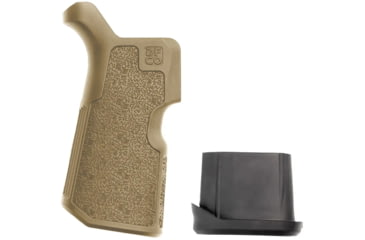 Image of Die Free Co Kung Fu Grip, Fits AR-15/AR-10, with Grip Plug, FDE
