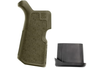 Image of Die Free Co Kung Fu Grip, Fits AR-15/AR-10, with Grip Plug, OD Green