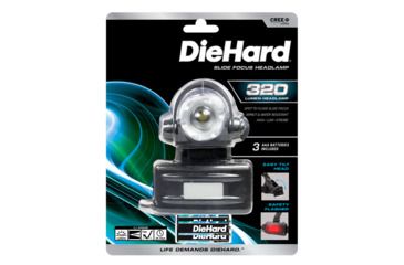 Image of DieHard 320 Lumen Focusing Headlamp, Black, 3AAA 41-6109