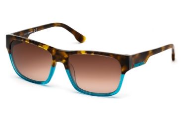 Image of Diesel DL0012 Sunglasses - Turquise Frame Color