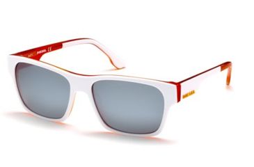 Image of Diesel DL0012 Sunglasses - White Frame Color