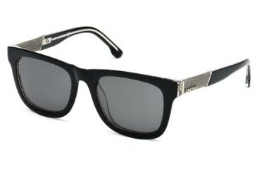 Image of Diesel DL0050 Sunglasses - Black Crystal Frame Color